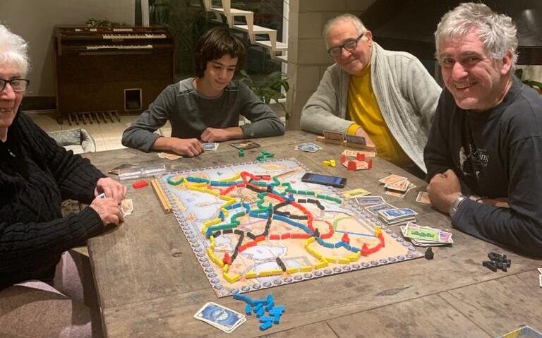 Ticket to Ride on table